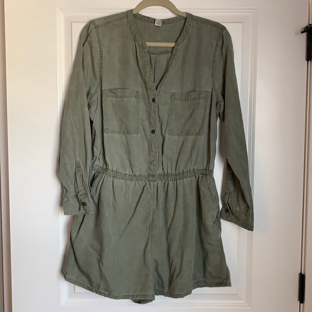 Olive Green Romper